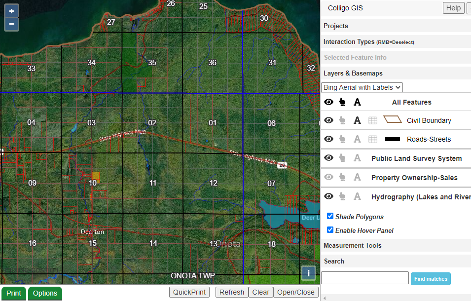 GIS Aerial Map