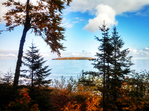 Au Train Island from Rock River